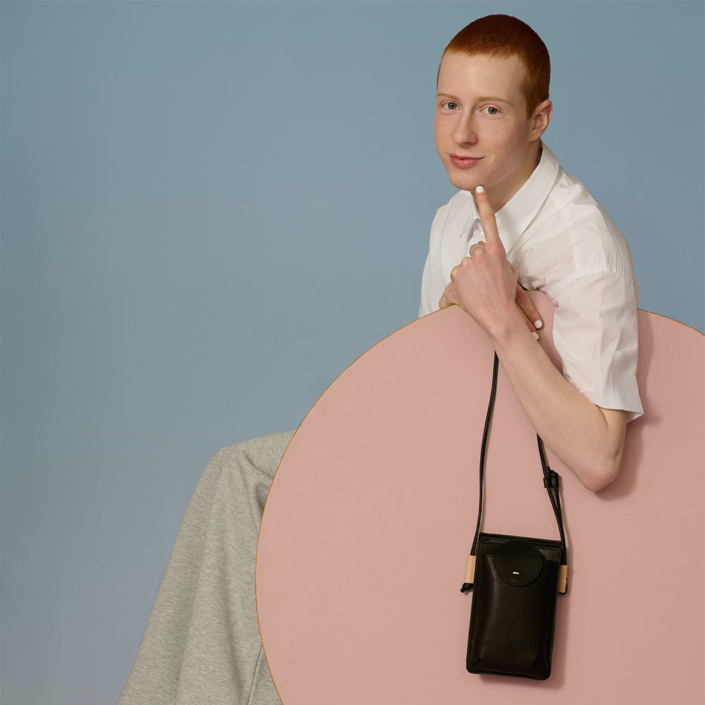 <Estine> Logical Series Mini Shoulder Bag / Black