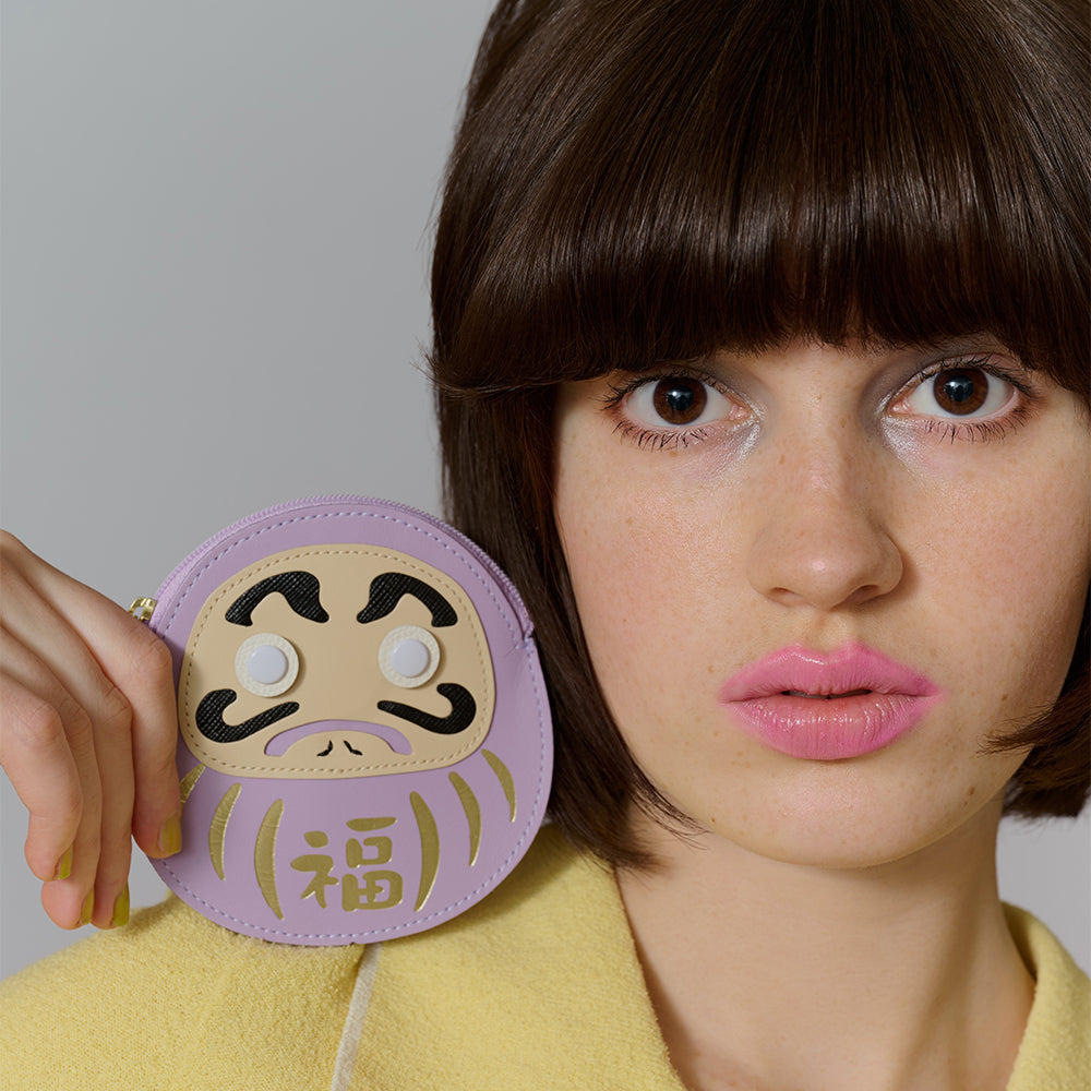 ＜ノムラセイサクショ＞ダルマのコインケース（2025年 限定カラー）/ラベンダー