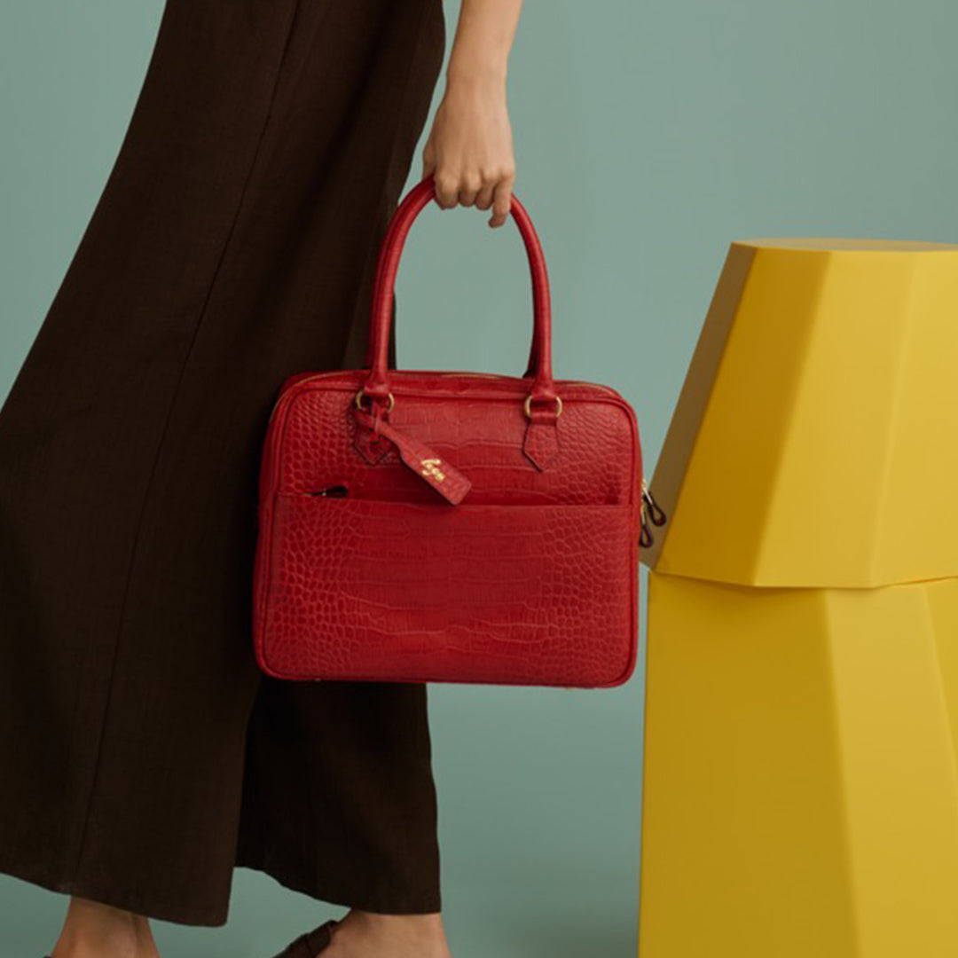 <legu> Chroma A4 2Way Tote Bag / Red