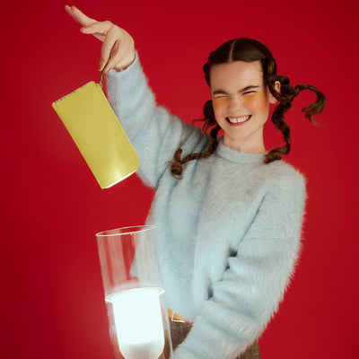 ＜ESTINE＞Alonge SG系列 L型拉鍊長夾/嫩黃色