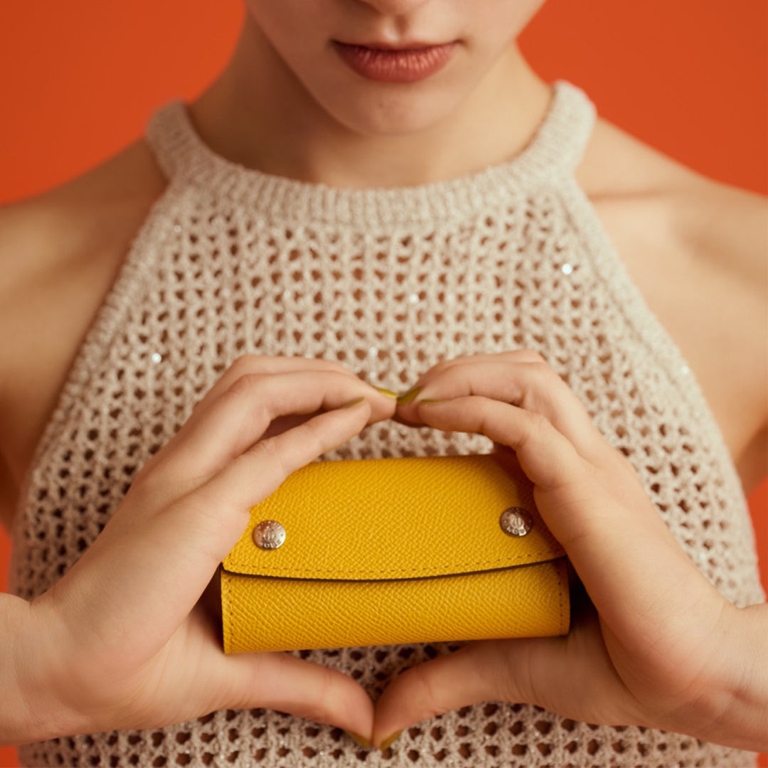 ＜Kiichi＞ Shade系列 鑰匙包/黃色