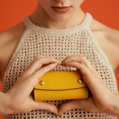 ＜Kiichi＞ Shade系列 鑰匙包/黃色