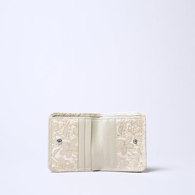 <ARUKAN> Claire Bi-Fold Wallet / Beige