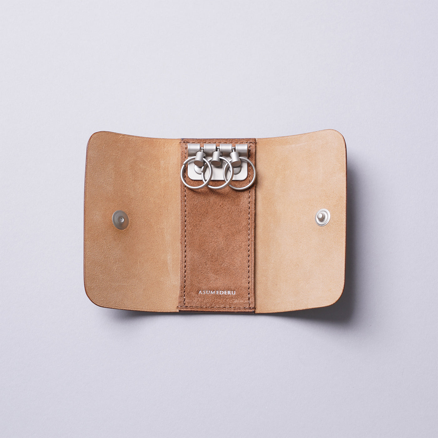 <ASUMEDERU> Key Case / Brown