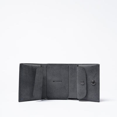 ＜FABRIK＞TRI-FOLD WALLET/藍色