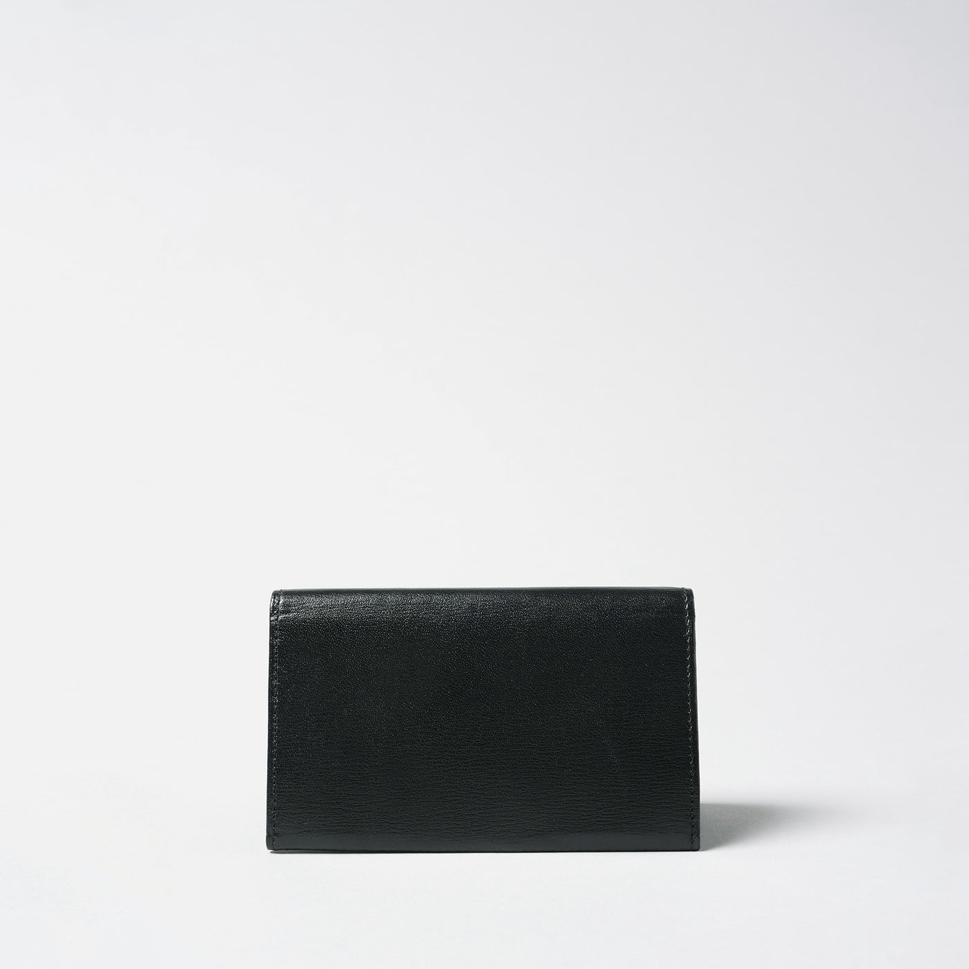 <Hawk Feathers> Kangaroo  Japanese Paper Business Card Holder / Black