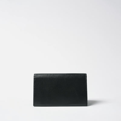 <Hawk Feathers> Kangaroo  Japanese Paper Business Card Holder / Black