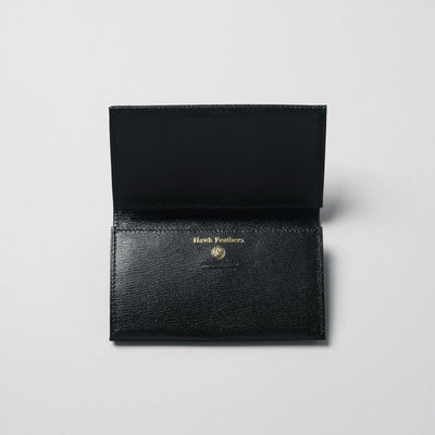 <Hawk Feathers> Kangaroo  Japanese Paper Business Card Holder / Black