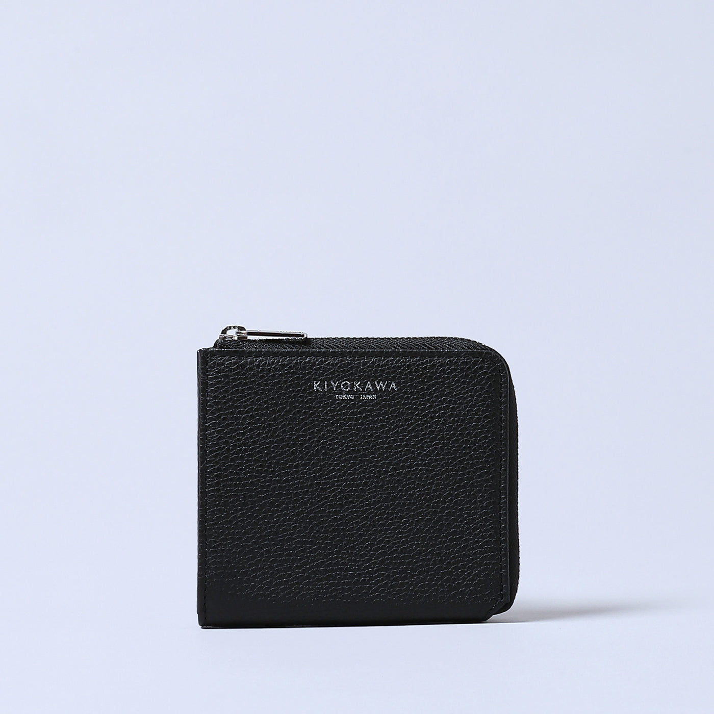 ＜キヨカワ＞［SOPHIE］L zip wallet/ブラック