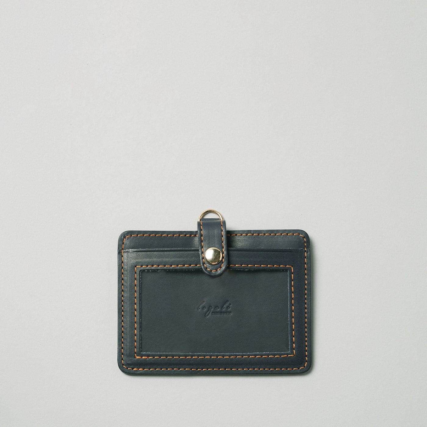 <lezali> Italian Leather ID Case (Horizontal) / Dark Green