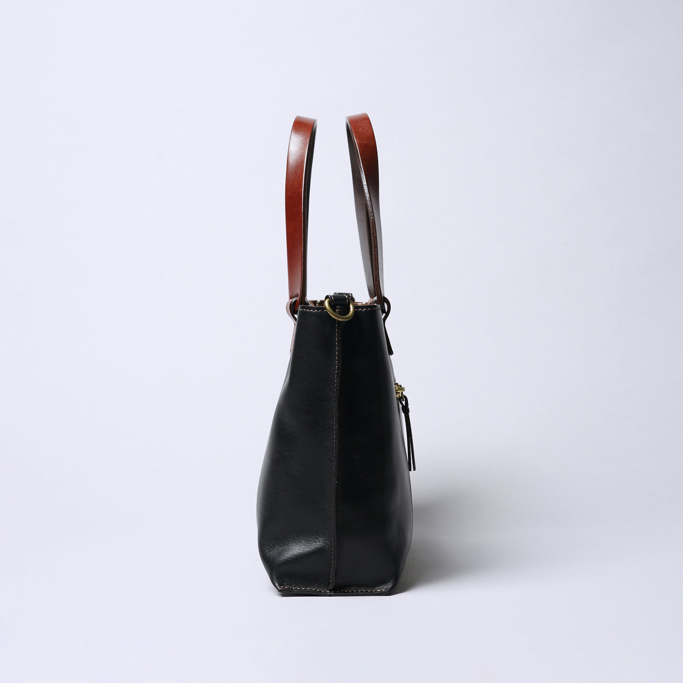 <Laisser Faire> Search Vegetable Tanned Combination 2 Way Hand Bag / Red