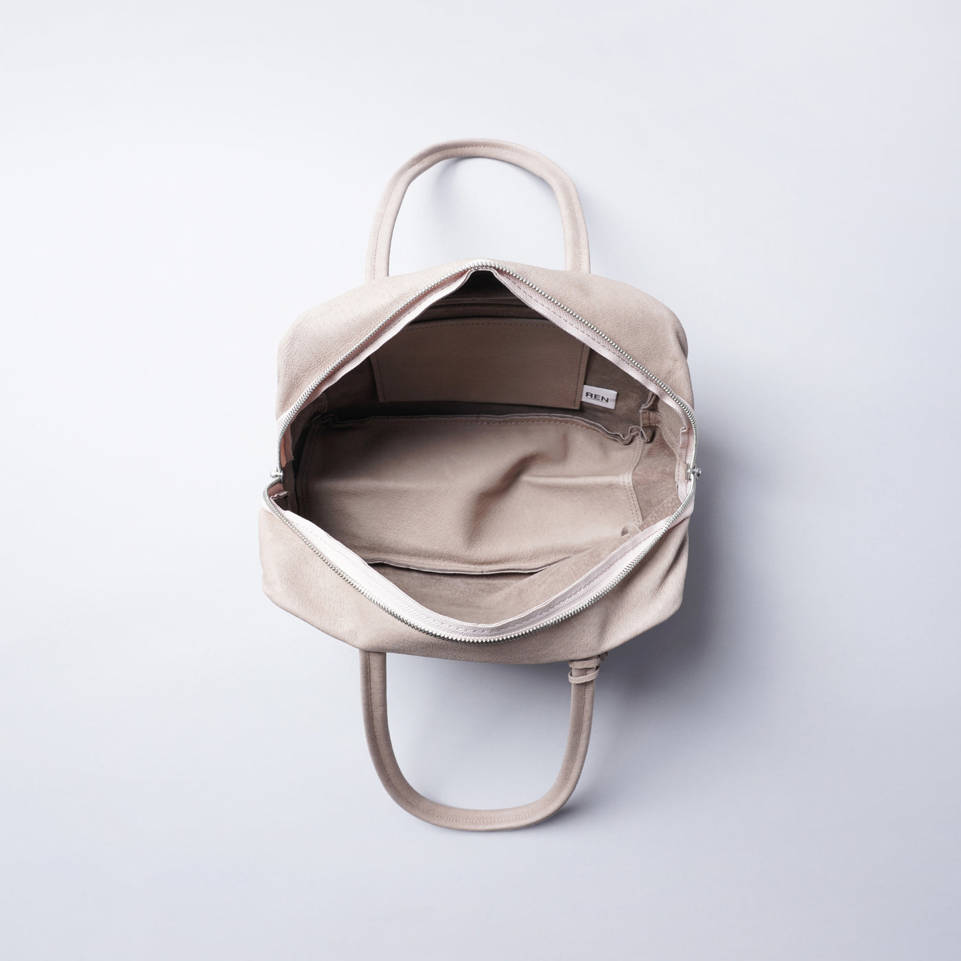 <REN> Hallie Square Duffel XS / Pink Beige