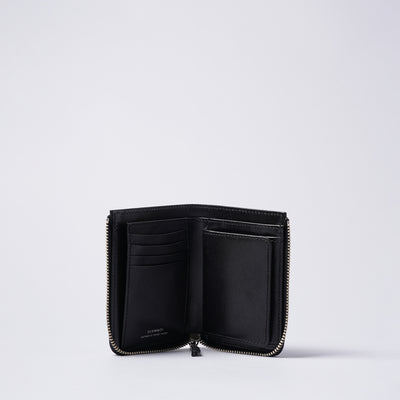 ＜スロウ＞bridle -Lzip middle wallet-/キャメル