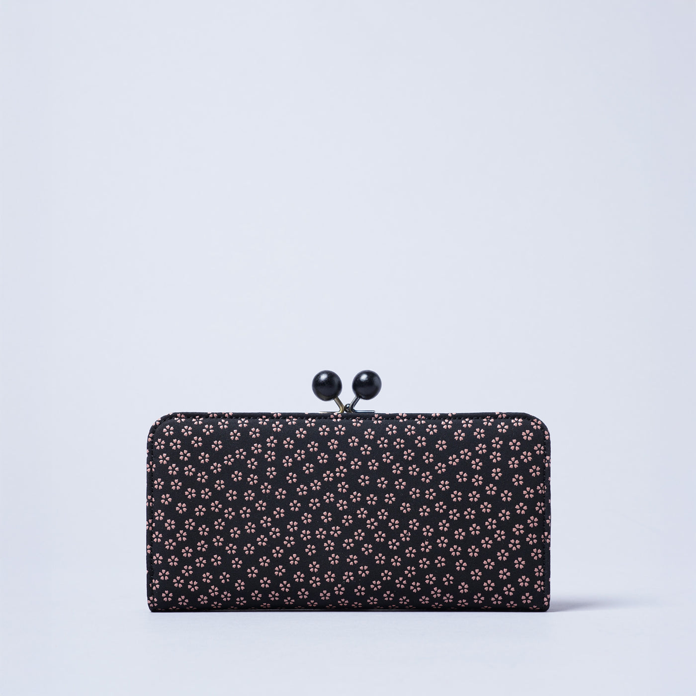 ＜キソラ＞古都印伝 がま口 ロングウォレット/小桜PNK (ピンク)