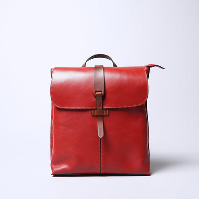 ＜Laisser Faire＞Search 搭配植鞣革 後背包/駱駝色