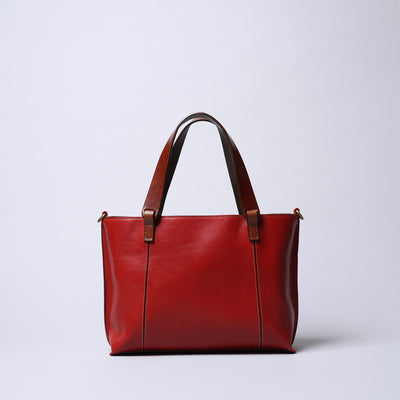 <Laisser Faire> Search Vegetable Tanned Combination 2 Way Hand Bag / Camel