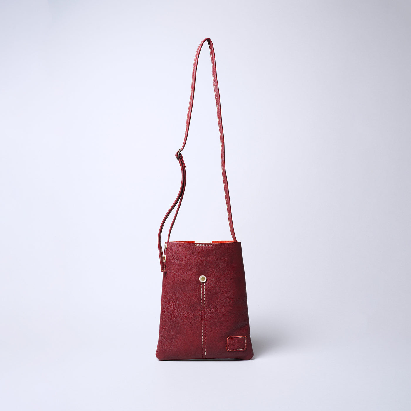 <Laisser Faire> Pieza Thin Gusset Shoulder Bag / Red