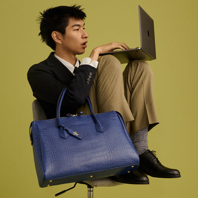 <legu> Chroma Large A4 Tote Bag / Navy