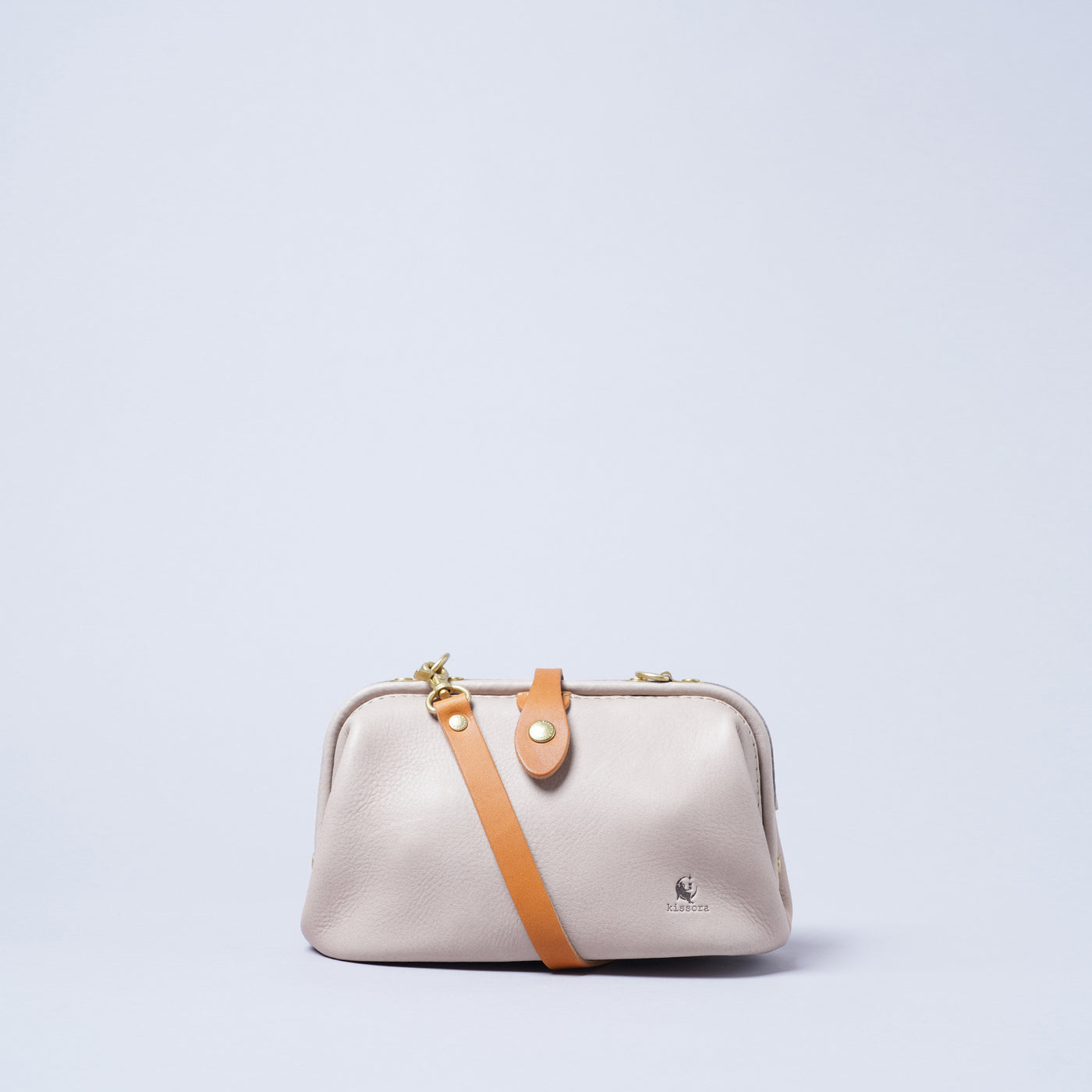 <kissora> Epika Shoulder Bag with Clasp Opening / Yellow