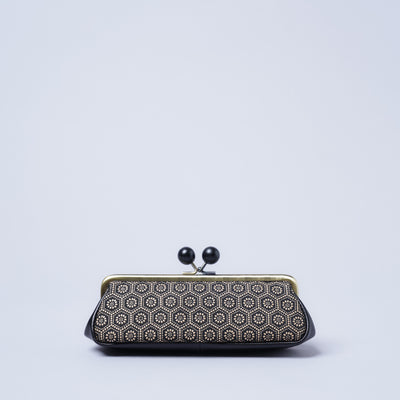 <kissora> Kotoinden Kiss Lock Eyeglass Case / Hyotan BLK