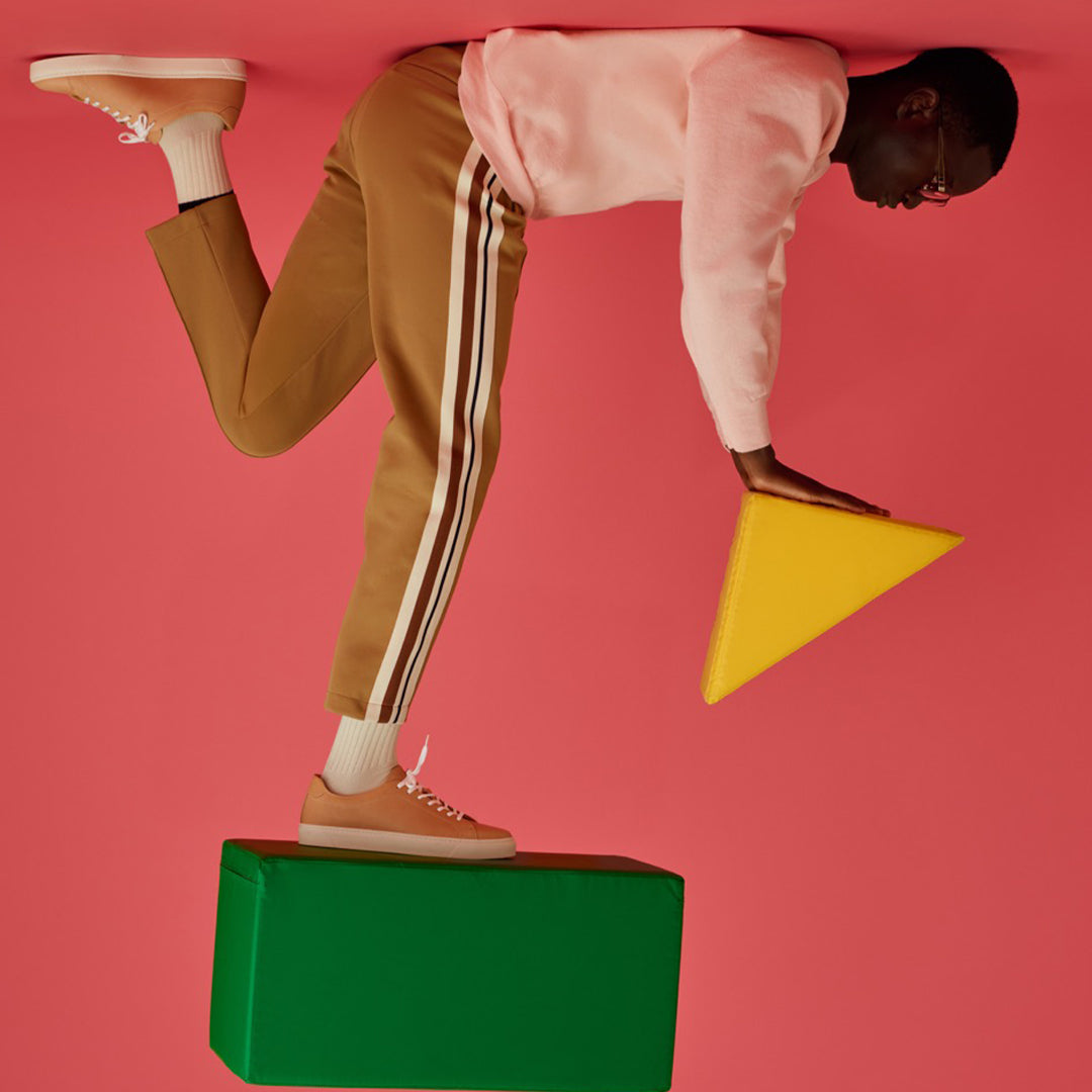 <TOSS> Chester 皮革球鞋（栃木皮革-Nume）/原皮色