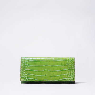 <kiichi> Alike Series Long Wallet (Flap Closure) / Green