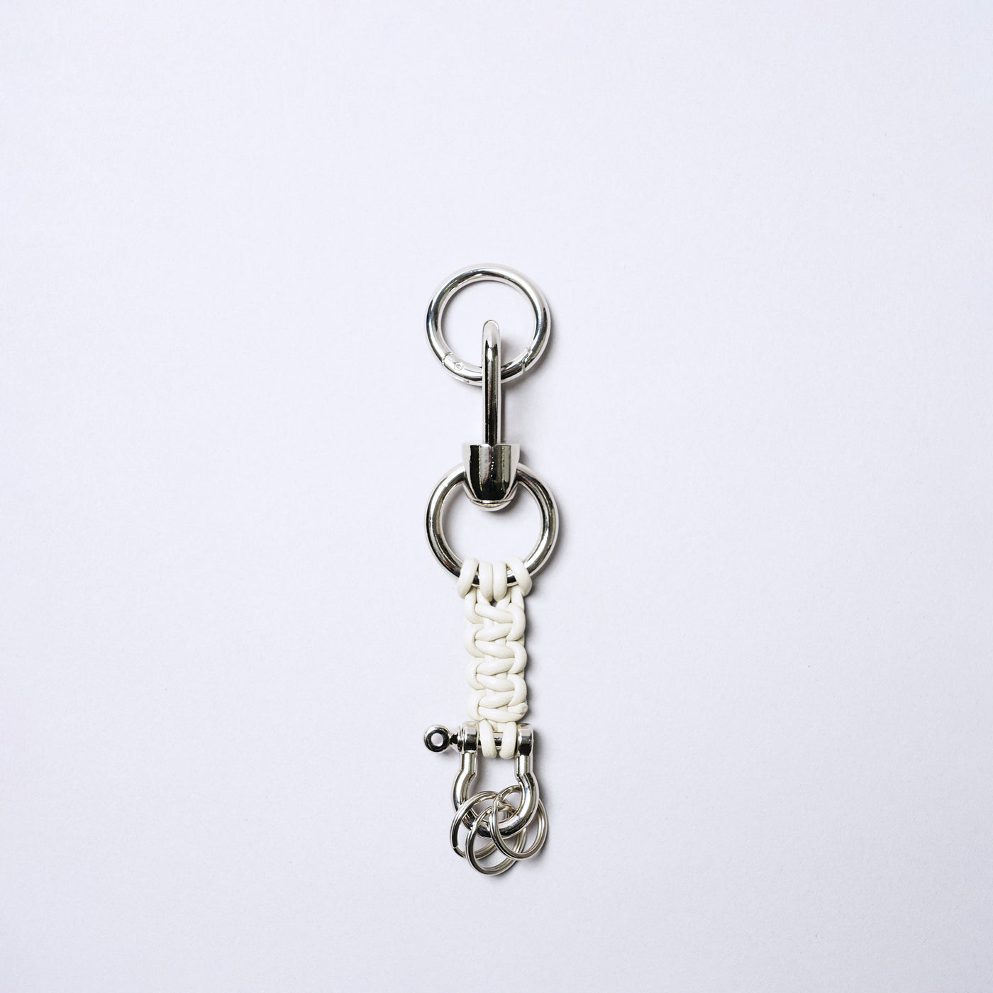 <SENTI FLATTER THE SENSES> Leather Blade Key Chain / Black