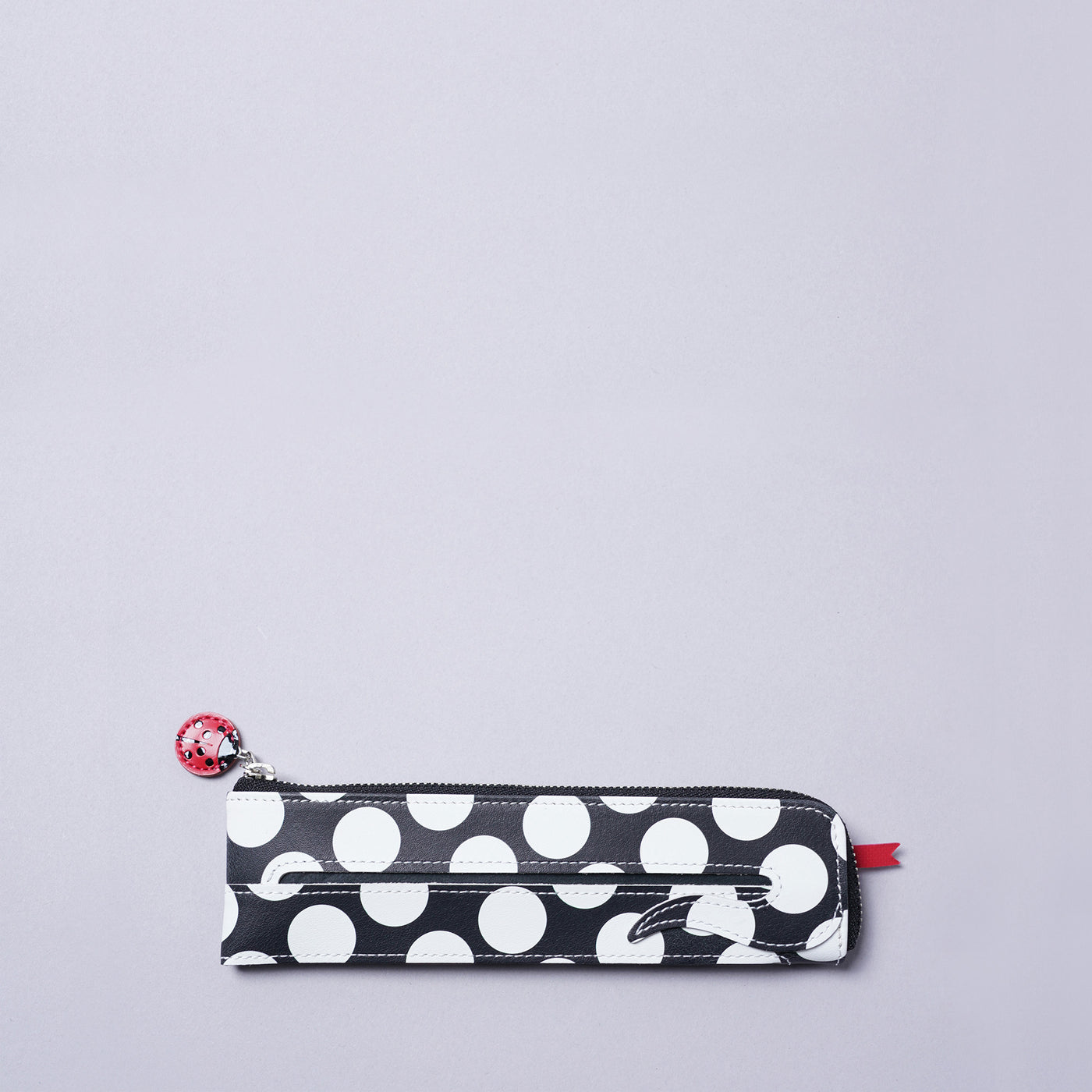 ＜ノムラセイサクショ＞ヘビのペンケース てんとう虫付き（2025年 蛇年限定）/ブルー×ネイビー