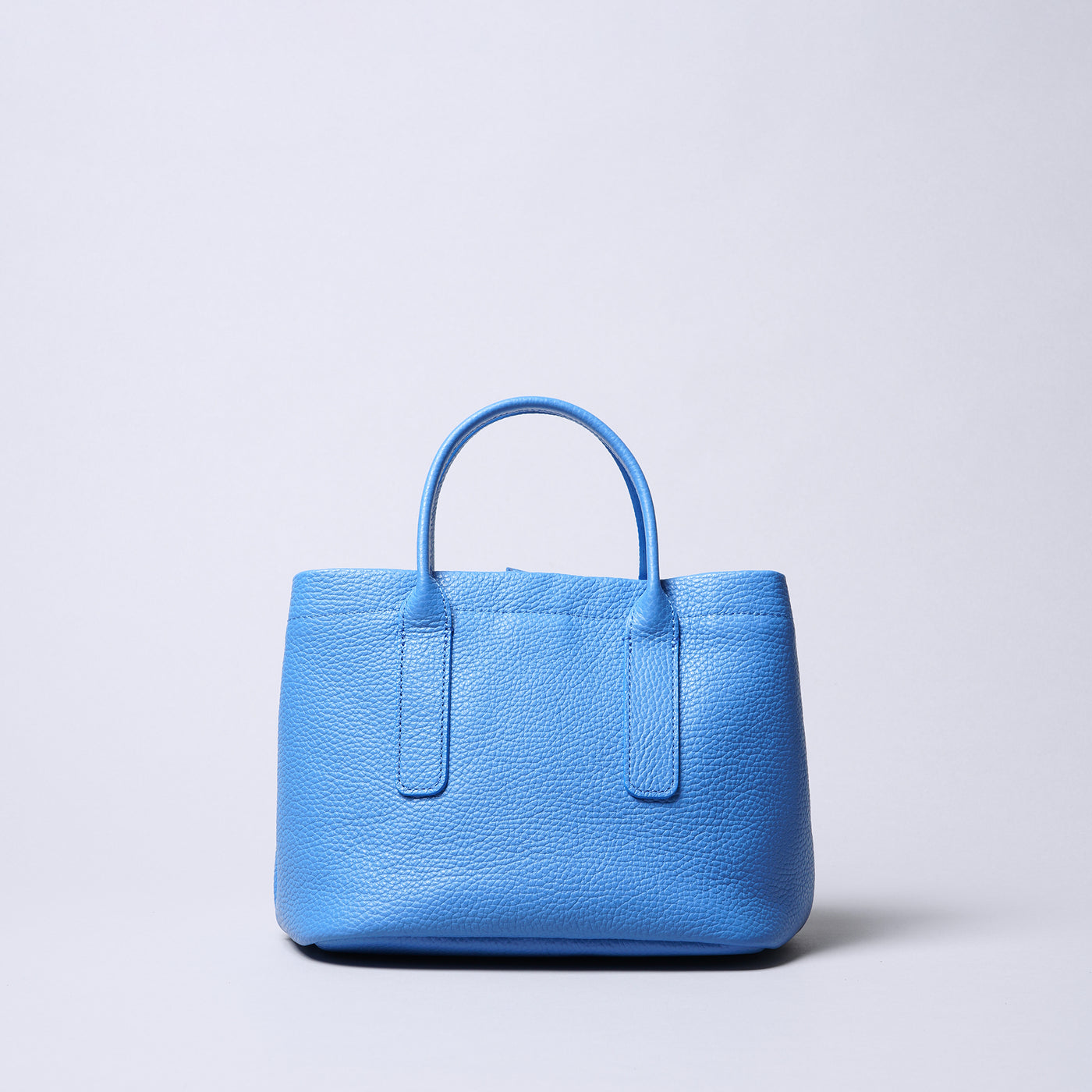 <itten-itten> Leather Mini Tote (w/ D) / Oak