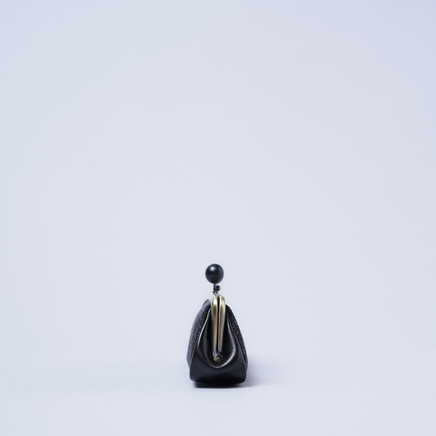 ＜キソラ＞古都印伝 がま口 眼鏡ケース/亀甲BEG (ベージュ)