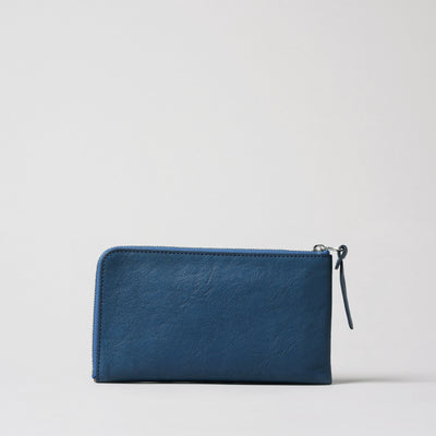 <numeri> Sottile L Zipper Long Wallet / Silver