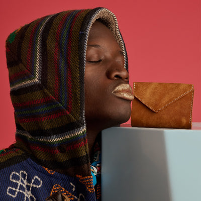 ＜LITSTA＞Coin Wallet 3/駱駝色