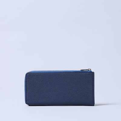 ＜KIYOKAWA＞［SOPHIE］L zip long wallet/藍色