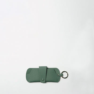 ＜KOBE LEATHER＞Glasses case/象牙白