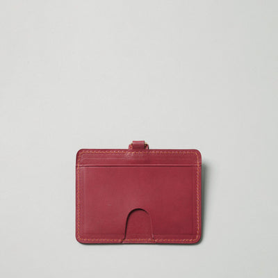 <lezali> Italian Leather ID Case (Horizontal) / Dark Green