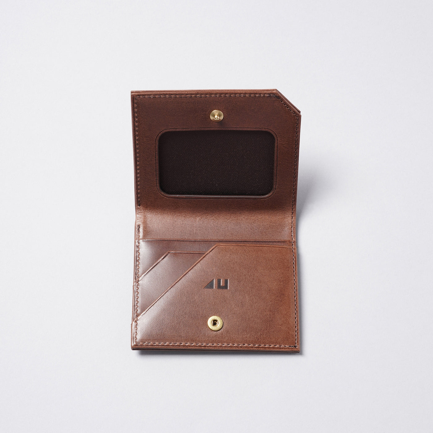 <4U by UNOFUKU> Bifold Wallet  / Dark Brown