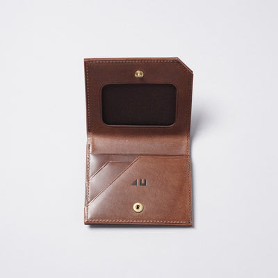 <4U by UNOFUKU> Bifold Wallet  / Dark Brown