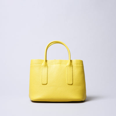 <itten-itten> Leather Mini Tote (w/ D) / Pistachio