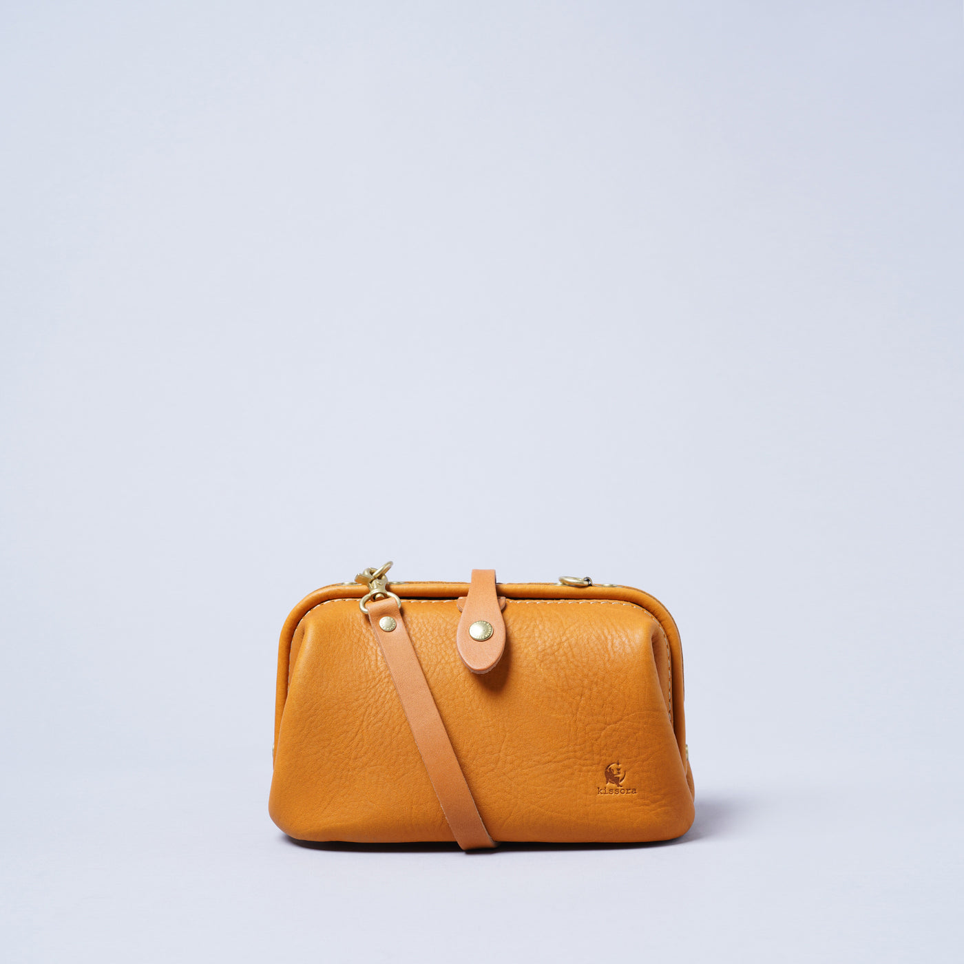<kissora> Epika Shoulder Bag with Clasp Opening / Yellow