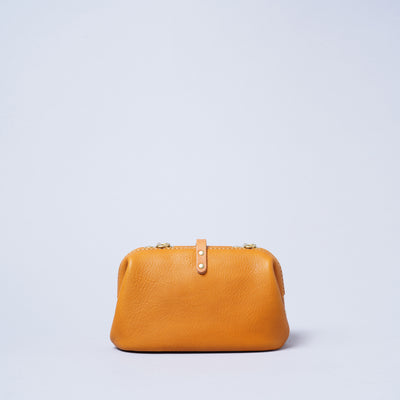 <kissora> Epika Shoulder Bag with Clasp Opening / Yellow