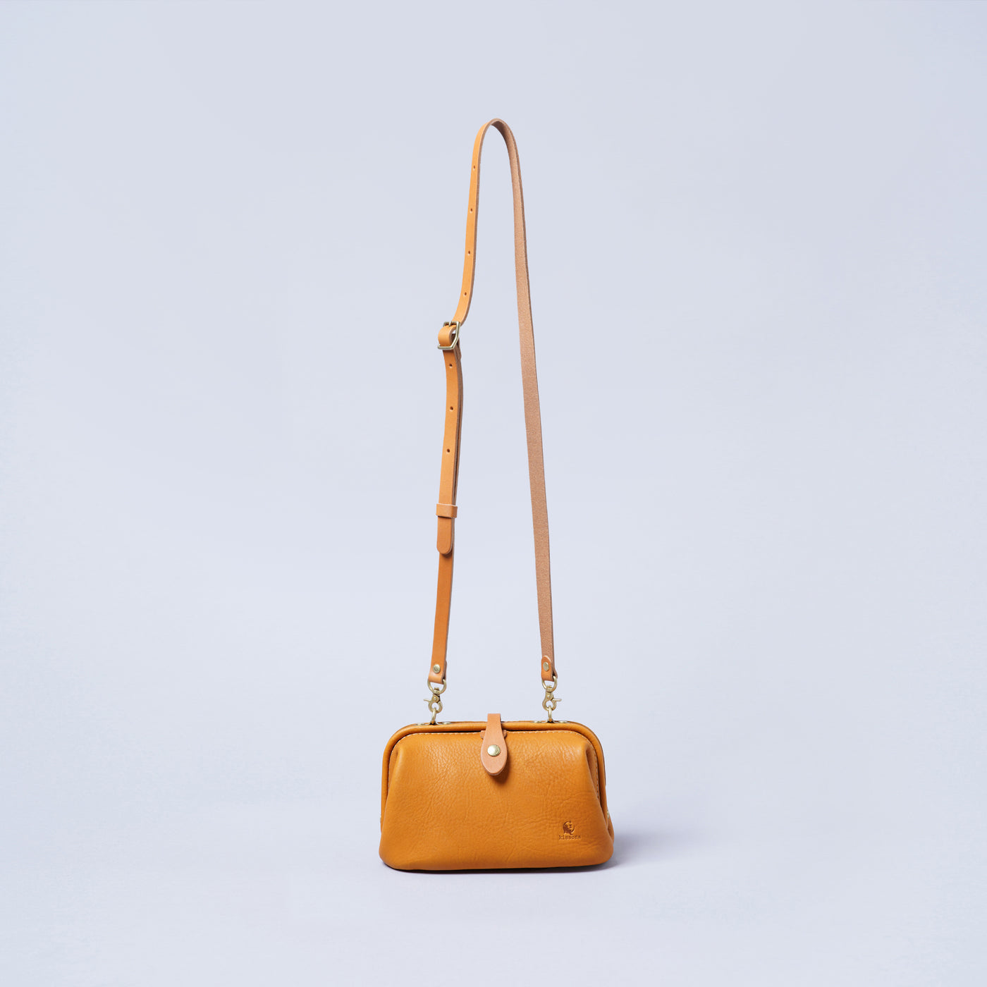 <kissora> Epika Shoulder Bag with Clasp Opening / Yellow