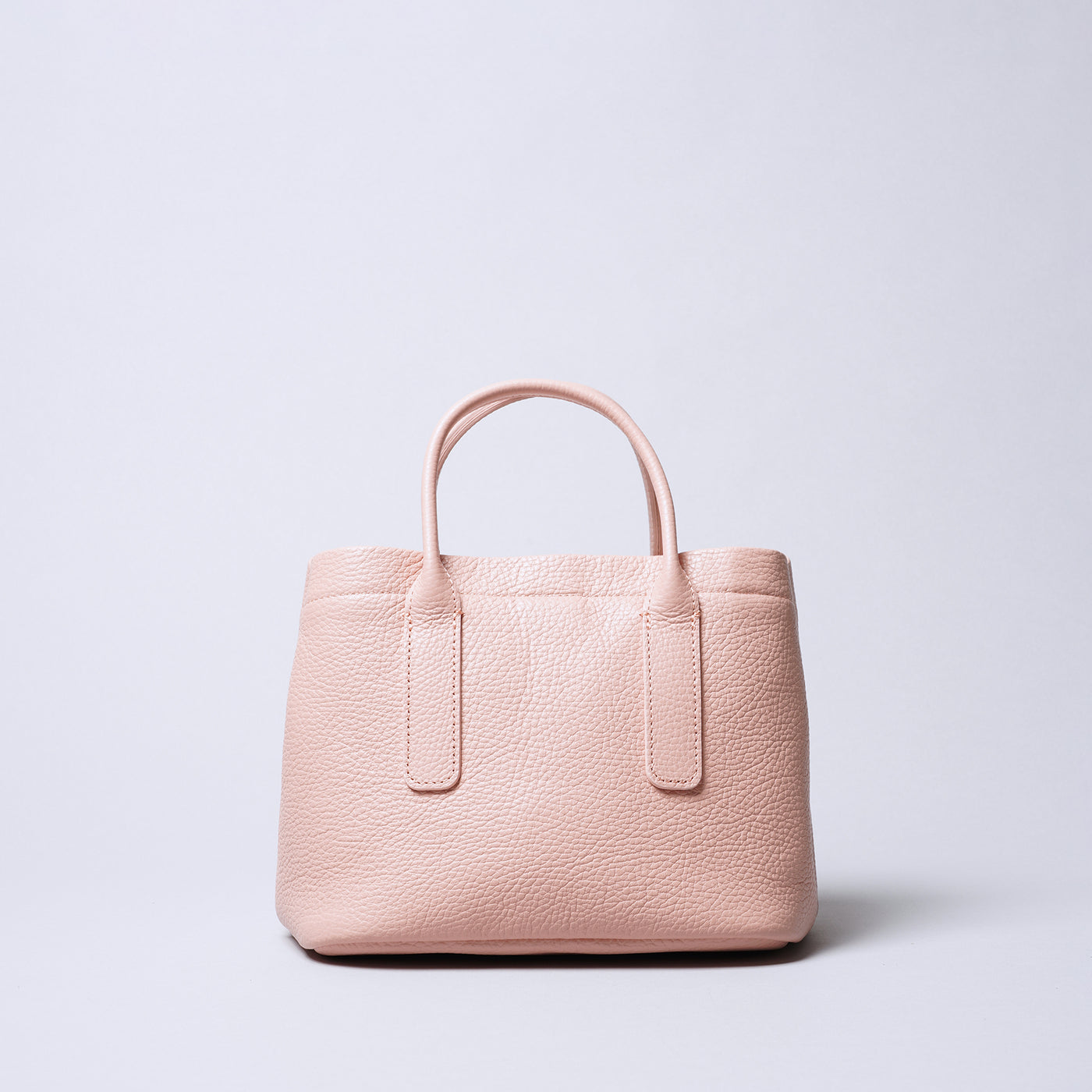 <itten-itten> Leather Mini Tote (w/ D) / Oak