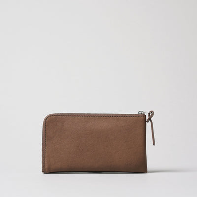 <numeri> Sottile L Zipper Long Wallet / Silver