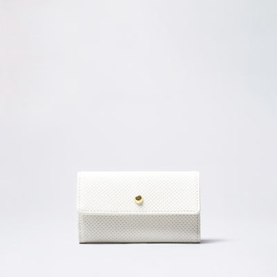 <bell la bell>  Pastel Color Cowhide Key Case / White