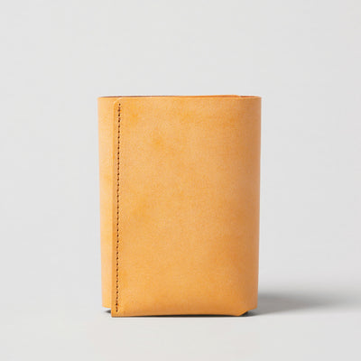 ＜ファブリック＞TRI-FOLD WALLET/チョコレート