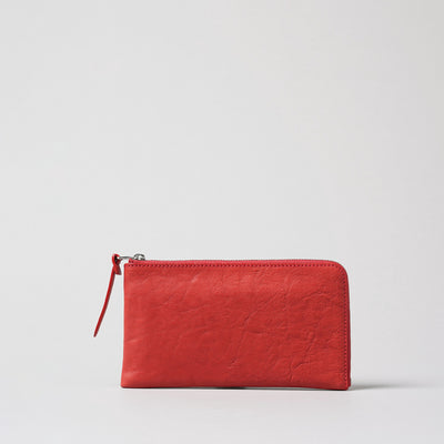 <numeri> Sottile L Zipper Long Wallet / Silver