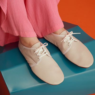 ＜Harikuta＞ Hari德比鞋/白色