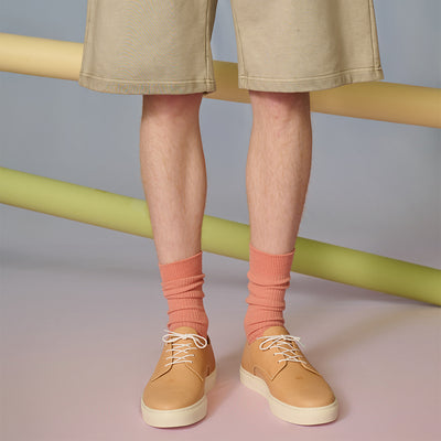 <Toss> Bath 皮革球鞋（栃木皮革-Nume）/原皮色