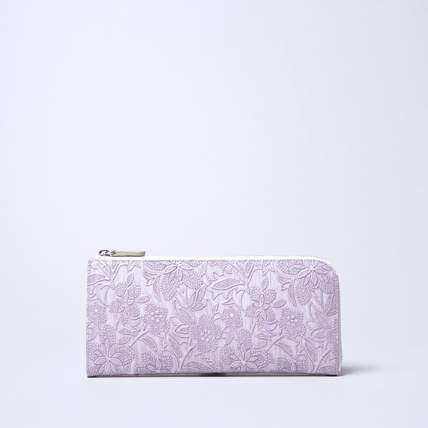 <ARUKAN> Claire L Zip Long Wallet / Beige