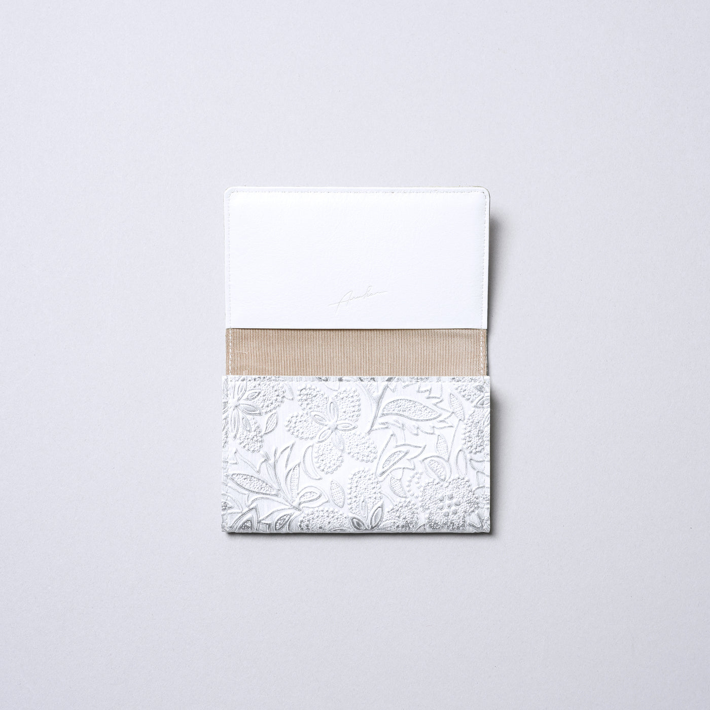 <ARUKAN> Claire Business Card Folder / Pearl White